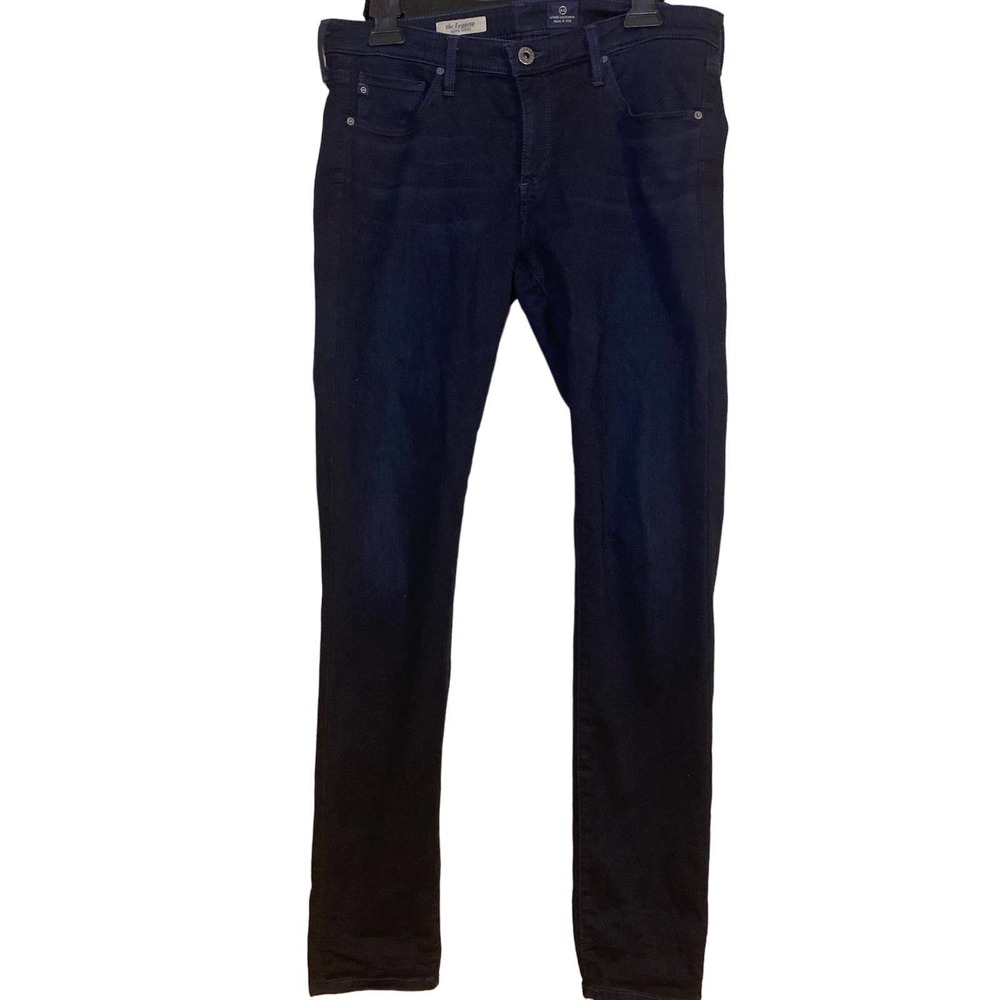 AG Adriano Goldschmied The Legging Super Skinny Jeans Navy Blue Women Size 30
